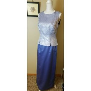 Rachel Kaye 2pc Sheath Dress Metallic